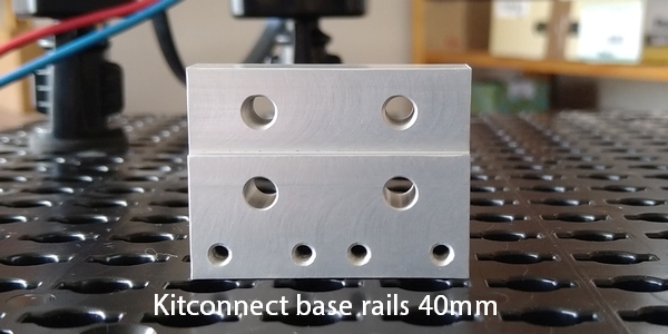 Kitconnect base rails for wire harness production